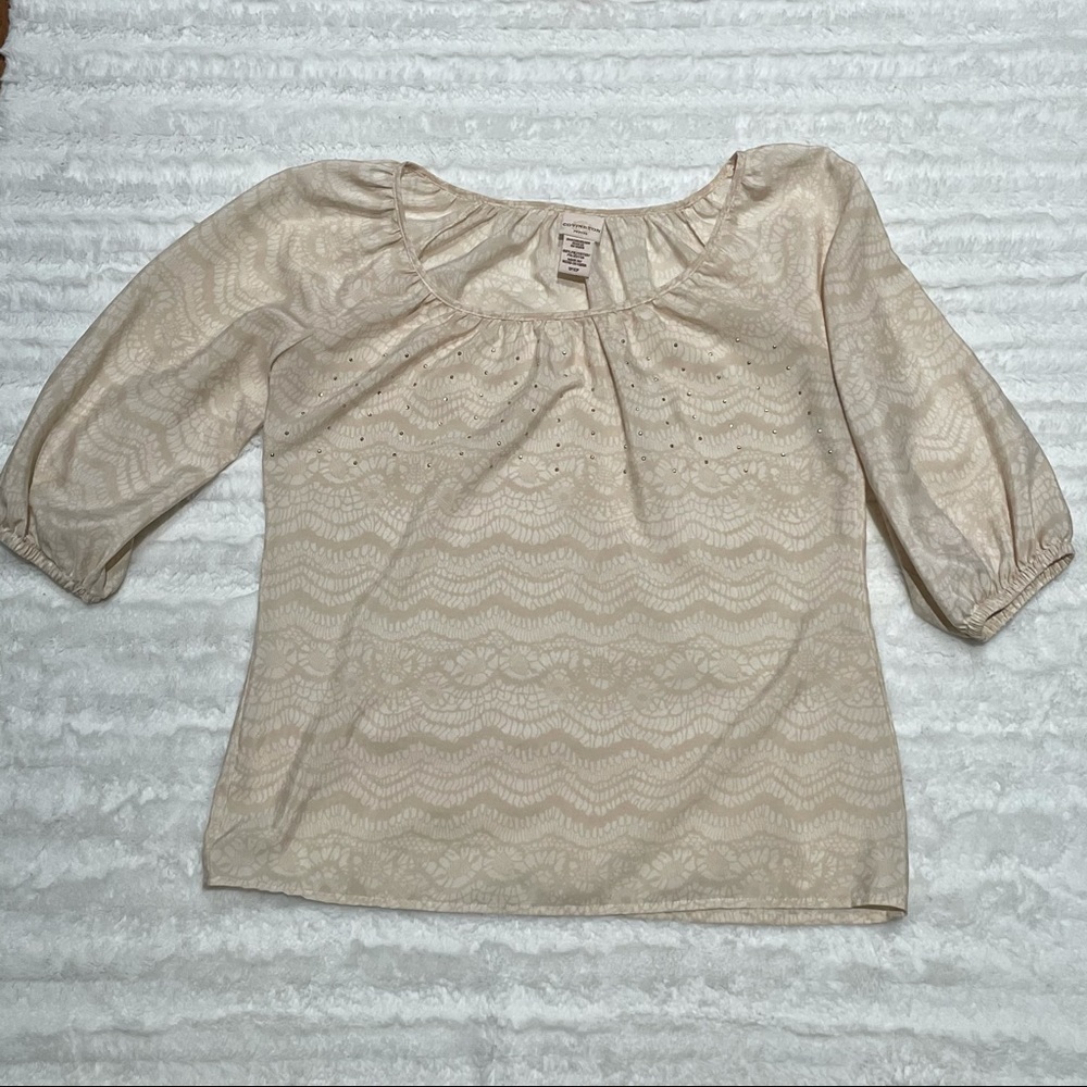 Covington Embellished Top 3/4 Sleeve‎ Top
